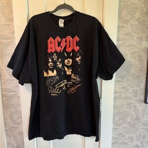 Vintage 2010 ACDC Highway to Hell Music Band Black T-Shirt Men's 3XL BIG N TALL